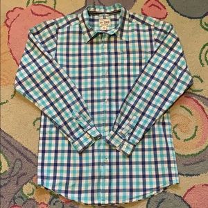 Place Plaid Long Sleeve Shirt Kids Size 14 XL